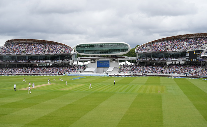 Compton and Edrich stands at Lord's 4 (Image Credit Jed Leicester MCC)